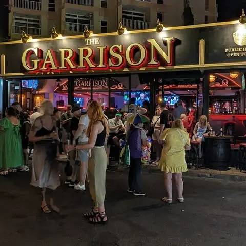 The Garrison team behind the bar