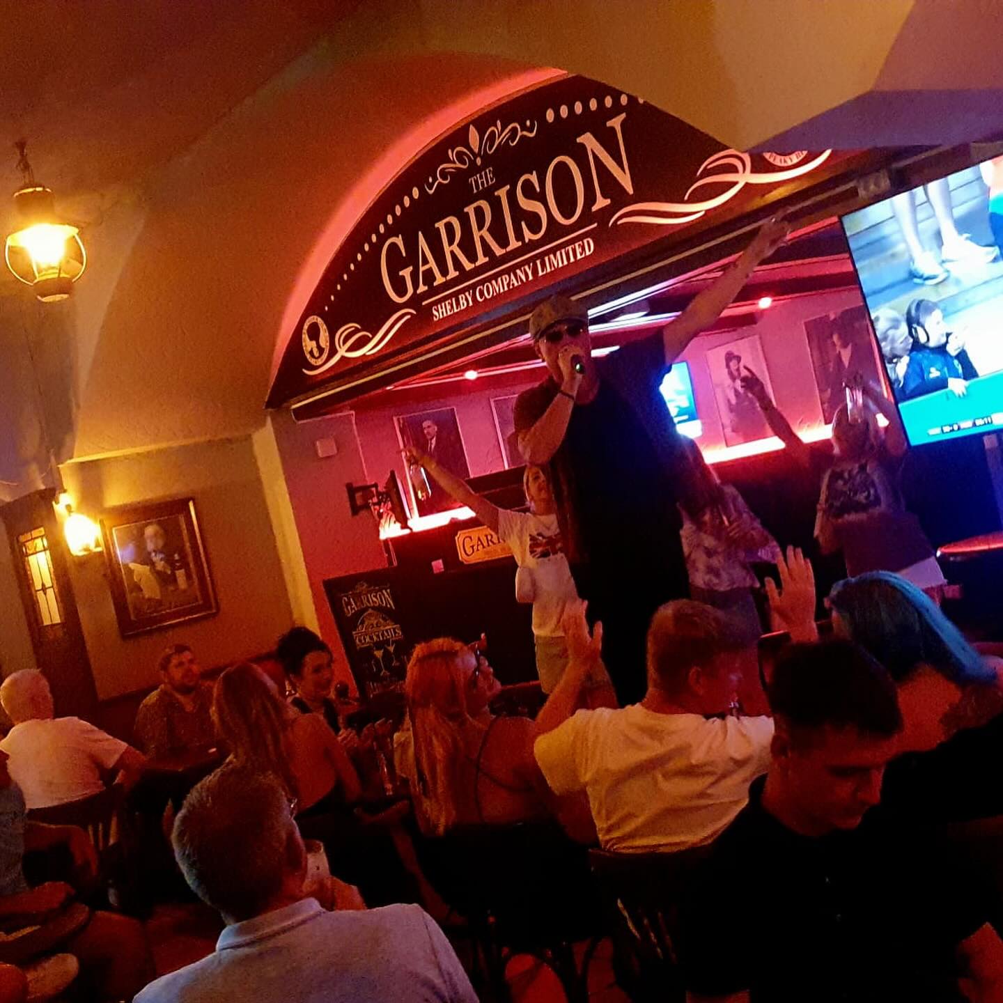 Live music inside The Garrison