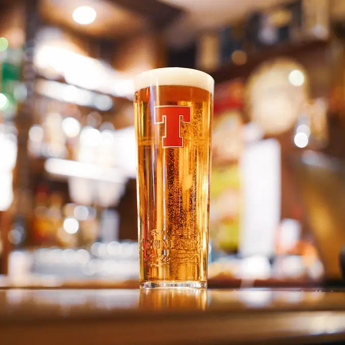 Tennent's Lager on draught
